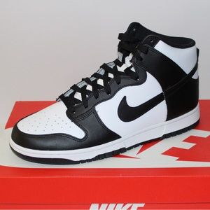 Nike Dunk Hi Black White Mens size 11 & 10
